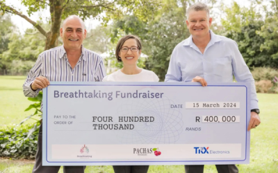 TRX Electronics and Pachas Restaurant donate R400 000